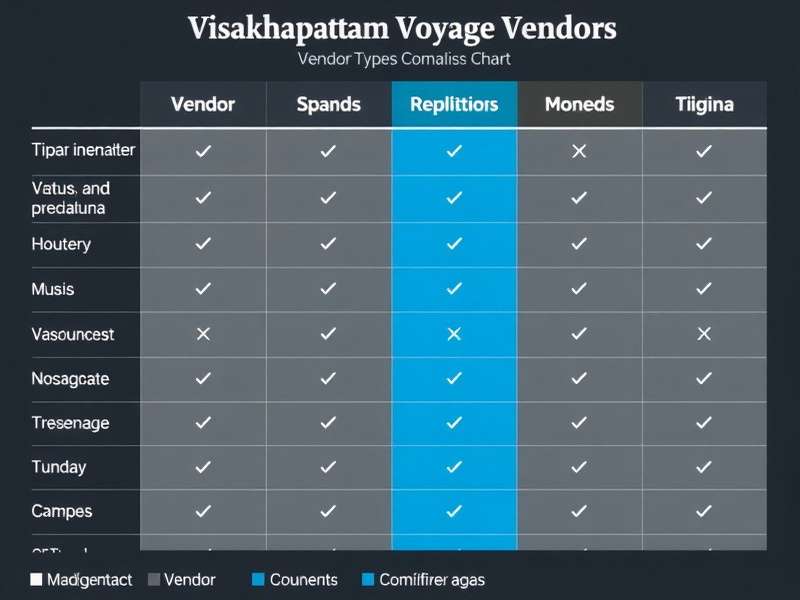 Vendor Types Comparison Chart
